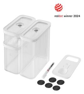 ZWILLING Fresh & Save CUBE CUBE Set, M / 5-st, transparent-vit