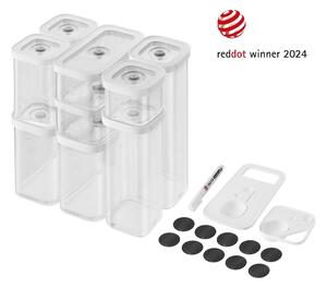 ZWILLING Fresh & Save CUBE CUBE Stort Startset, S/M / 12-st, transparent-vit