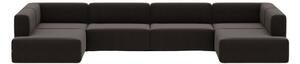 Blomus - TASI Combinations - Modulär soffa - Combination I - Kvadrat Sahco/Ecriture Espresso - L360 x W210 cm