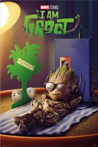 Poster, Affisch Marvel: I am Groot - Get Your Groot On, (61 x 91.5 cm)