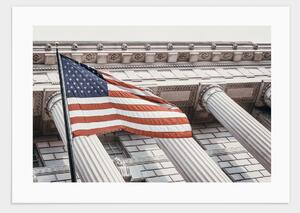 Flag of the united states poster - 21x30