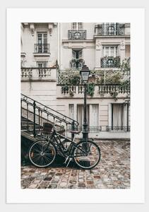 Bicycle & staircase poster - 30x40
