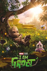 Poster, Affisch Marvel: I am Groot - Chill Time, (61 x 91.5 cm)