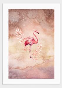 Flamingo poster - 21x30