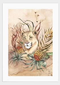 Lion savannah poster - 30x40