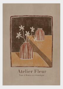 Atelier fleur poster - 50x70