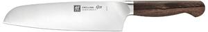 ZWILLING 1731 Santoku Japansk kockkniv 18 cm, Brun, Fin egg