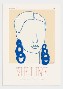 Statement earrings poster - 50x70