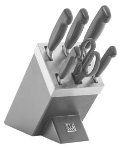 ZWILLING Four Star 7-st, Självslipande knivblock, Antracit