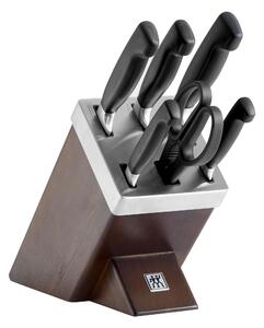 ZWILLING Four Star 7-st, Självslipande knivblock, Brun