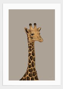 Giraffe poster - 21x30