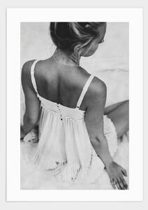 Woman in dress poster - 21x30