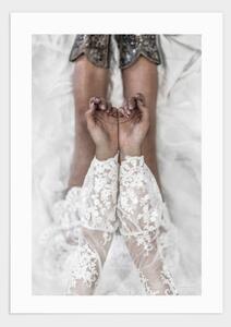 Lace dress poster - 30x40