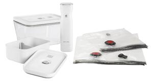 ZWILLING Fresh & Save Vakuum startkit, Blandning / Glas L/lunchlåda M, 7-st, Vit