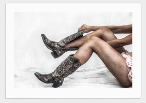 Cowboy boots poster - 21x30