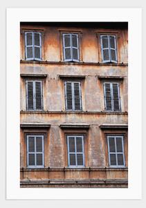 Windows in rome poster - 30x40