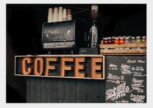 Coffee sign poster - 50x70