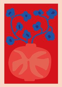 Paper Collective - Poster By Anne Olde Kalter - Affisch - The Red Vase - 30x40 cm