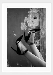 Black high heels poster - 70x100