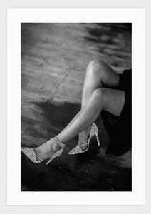 Glitter heels poster - 30x40