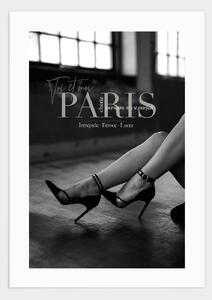 Paris high heel poster - 21x30