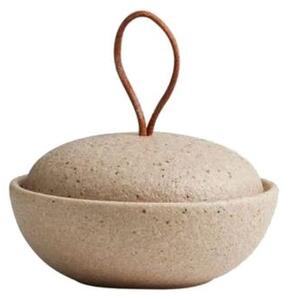 Nordal - SANDY storage - Kruka - Sand - Small - H7 x D11 cm