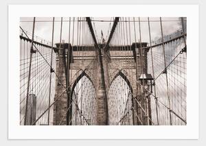 Brooklyn bridge new york poster - 50x70
