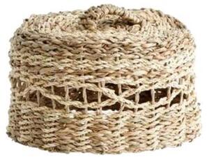 Nordal - DISHY deco cover - Lock - Small - H10 x D19 cm