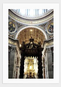 St peters basilica poster - 21x30