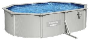 Ovanmarkpool Bestway Hydrium Oval, Ljusblå - 5 x 3,6 m