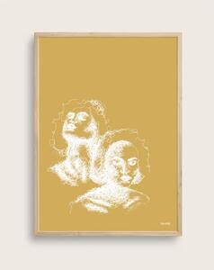 Taishō - Thoughts - Affisch - Autumn Yellow - A4