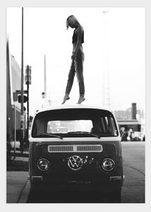 Volkswagen girl poster - 21x30