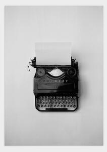 Typewriter poster - 30x40