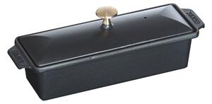 Staub Specialities 30 x 11 cm, Terrin, Svart