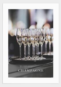 Champagne poster - 21x30