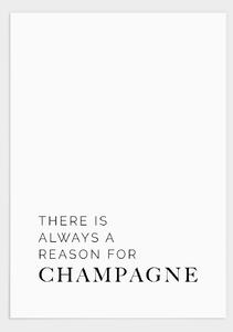 Champagne poster - 30x40