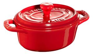 Staub Ceramique Minigryta 11 cm, Oval, Körsbär, Ceramic