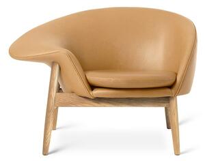 Warm Nordic - Fried Egg Chair / Oiled Oak - Fåtölj - Soave (Nature) - L99 x W68 x H68 cm
