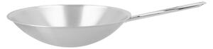 Demeyere Resto 3 36 cm, Wok rund botten, Silver