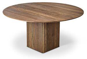 Dk3 - Ten Table Round - Solid Tabletop - Matbord - Smoked Oak - Ø150 x H72 cm