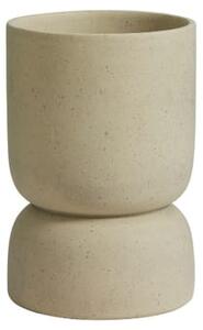 Nordal - Ajonu pot - Blomkruka - Grey - Stock sale - H: 28 x D: 19 cm