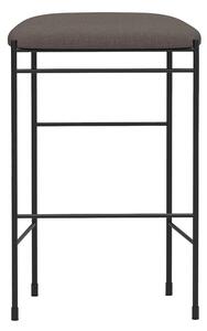 New Works - Covent Barstol - Barstol - Kvadrat Remix 3 163 / Frame: Black - H75 x B46 x D36 x SH75 cm