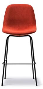 Fredericia Furniture - Eyes 4-Leg Barstool 4830 by Foersom & Hiort-Lorenzen - Barstol - Gentle 373 / Black - W51 x D59 x H111 x SH75 cm