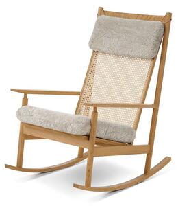 Warm Nordic - Swing Rocking Chair - Gungstol - Sheepskin (Moonlight) - L68 x W91 x H103 cm