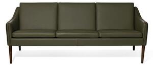 Warm Nordic - Mr. Olsen Sofa - Soffa för 3 personer - Challenger 258 (Pickle Green) - L201 x W79 x H78 cm