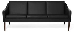 Warm Nordic - Mr. Olsen Sofa - Soffa för 3 personer - Challenger 004 (Black) - L201 x W79 x H78 cm