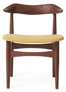 Warm Nordic - Cow Horn Chair - Matstol - Hallingdal 407 (Vanilla) - L55 x W49 x H74 cm