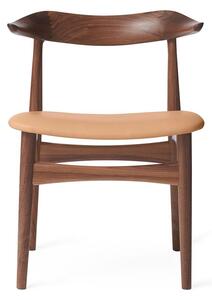 Warm Nordic - Cow Horn Chair - Matstol - Soavé (Nature) - L55 x W49 x H74 cm