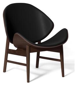 Warm Nordic - The Orange / Smoked Oak - Fåtölj - Challenger 004 (Black) - L64 x W71 x H78 cm