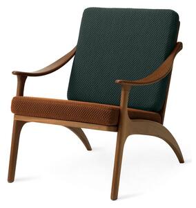 Warm Nordic - Lean Back Chair - Fåtölj - Mosaic 472 (Spicy Brown) / Mosaic 972 (Petrol) - L68 x W80 x H78 cm